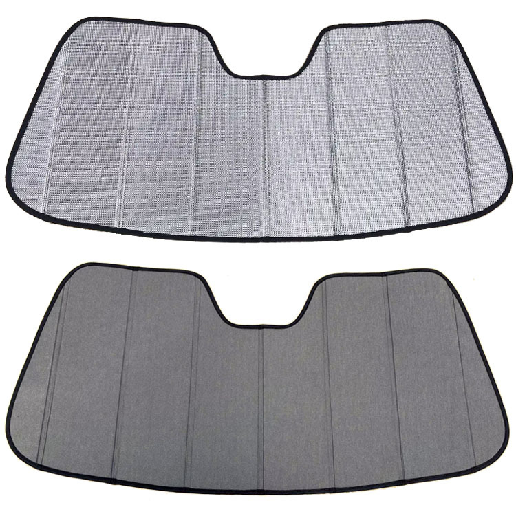 China Manufacturer Stiff Car Sunshade With Non Woven Fabric Bottom Custom Fit Car Windshield Sunshade for BMW X3