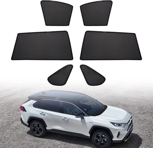 Threewen Custom Fit Toyota RAV 4 Magnetic Window Shades Magnetic Car Sun Visor