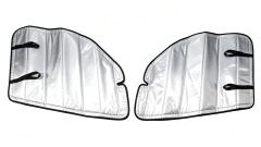 Threewen Reflective Sprinter Window Cover Bundle 2019 + 100% Blackout Windshield Cover DS PS Window Covers