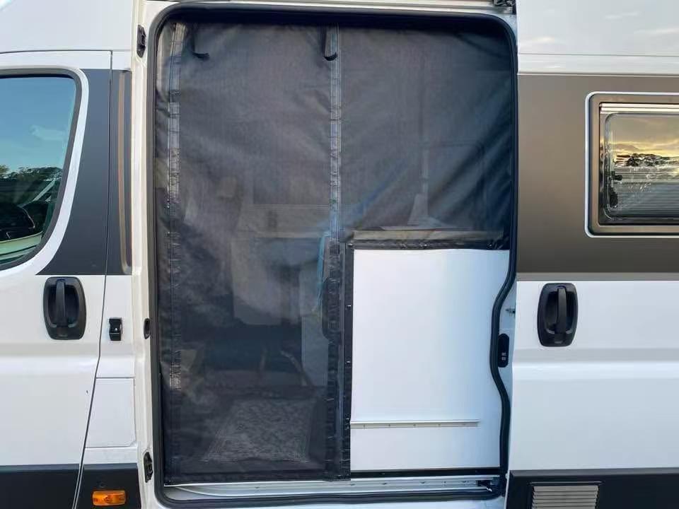 Custom-Fit Rear Door Bug Screen with Magnetic Closure