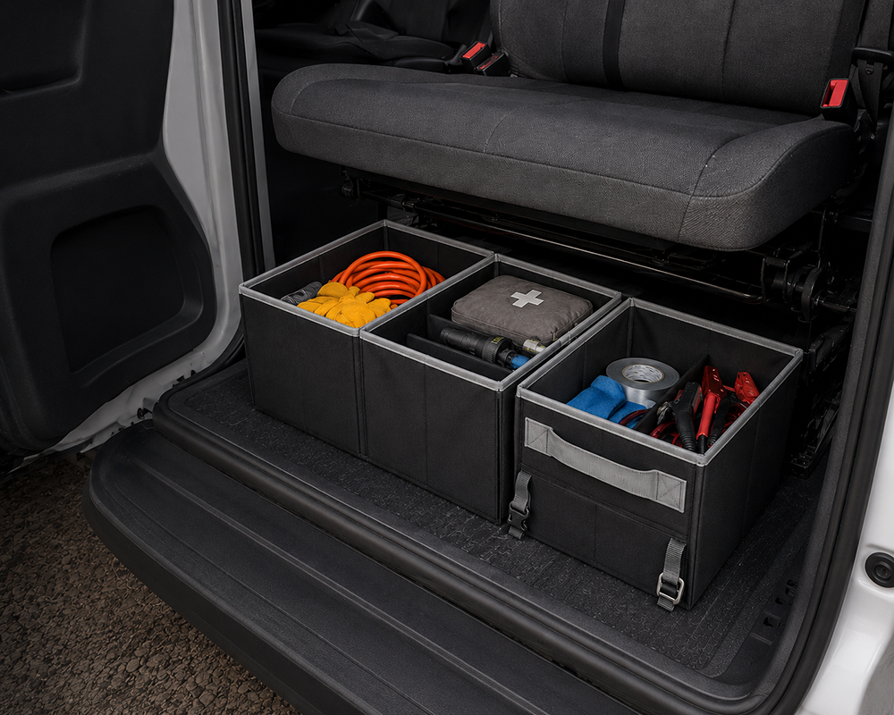 Under Seat Storage Organizer for Vans & Campervans Under Seat Storage box