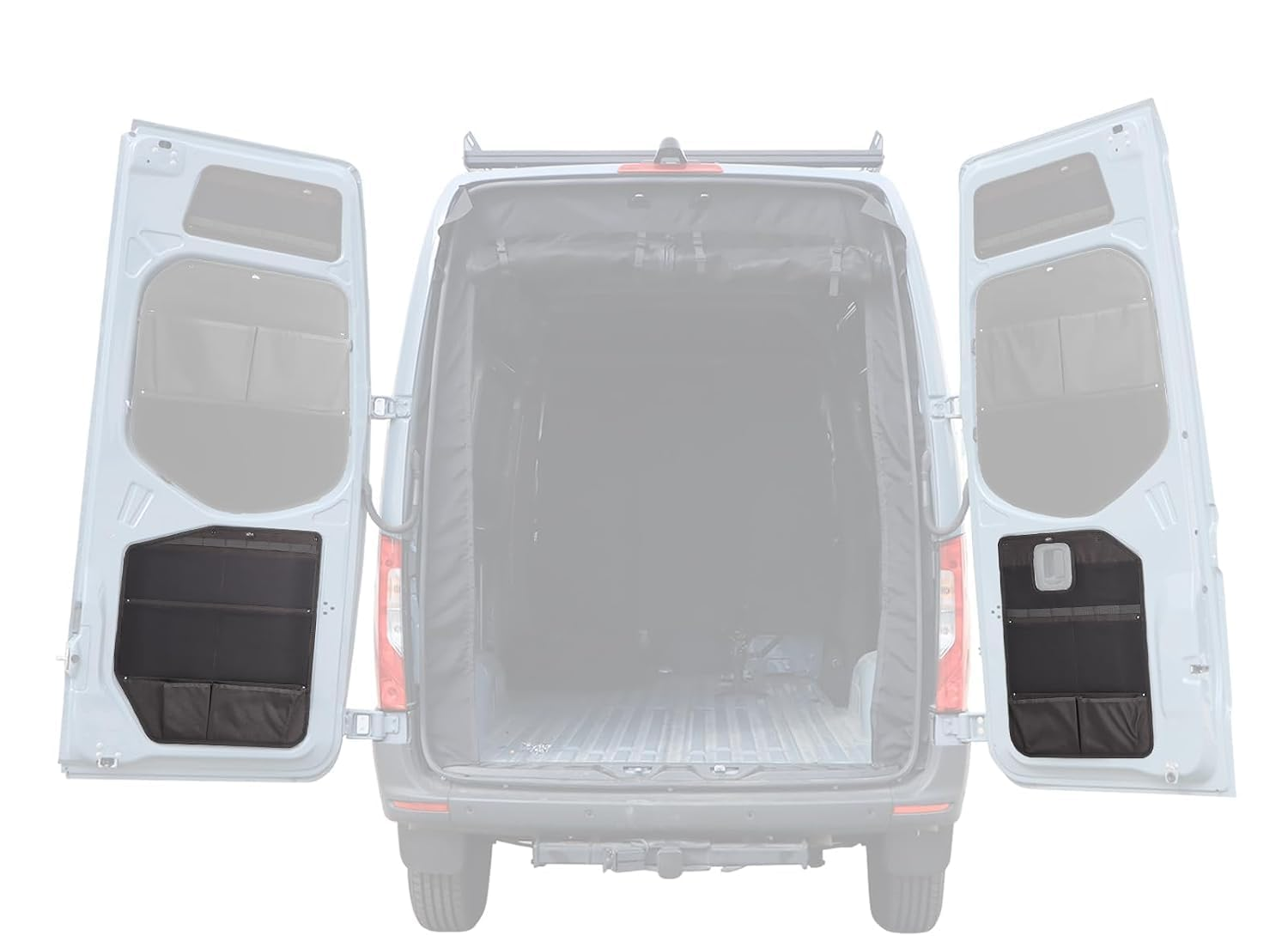 2019+ Sprinter Rear Door Storage Panel for Camper Vans