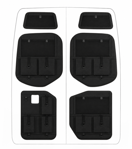 2019+ Sprinter Rear Door Storage Panel for Camper Vans