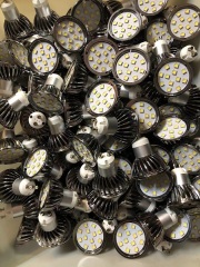 Able No Flicker Ra80 2W 12SMD 5050 220Lm Chrome Bulb 10-30V DC GU10 Led