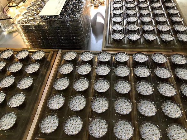 Able No Flicker Ra80 4.2W 27SMD 2835 420Lm 230V AC Chrome Bulb GU10 Led Bulbs LED GU10 Lamps