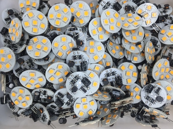 Able No Flicker Ra80 1W 6SMD 120Lm 10-30V G4 Caravan Led Lights