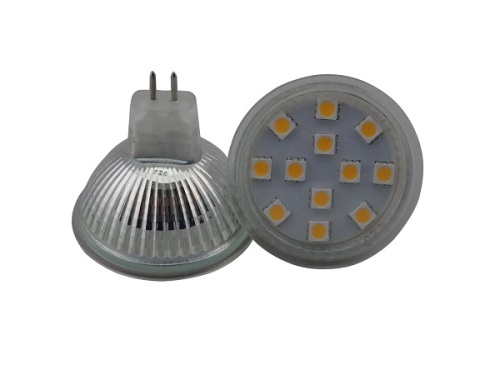 Able No Flicker Ra80 2W 12SMD 5050 220Lm 10-30V DC MR16 Led MR16 Led Light MR16 Led Bulb