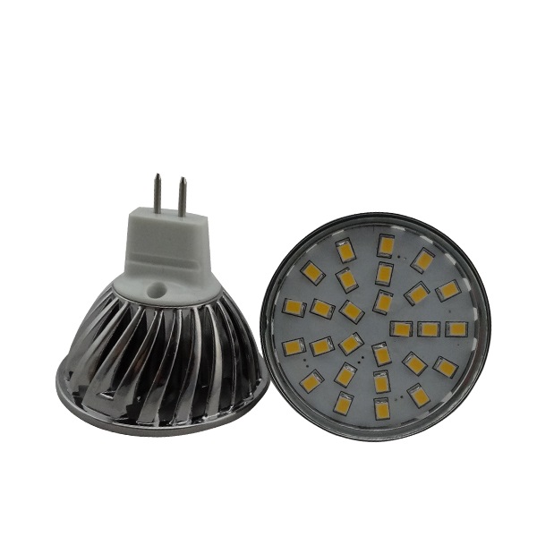 Able No Flicker Ra80 4.2W 27SMD 2835 420Lm 10-30V DC Chrome Bulb with Milky Cover MR16 Led Bulbs MR16 Led Downlights