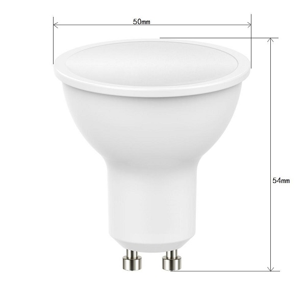 Able 2835SMD 3W 5W 6W 7W 120degree 230V Aluminum Coated Plastic GU10 Led