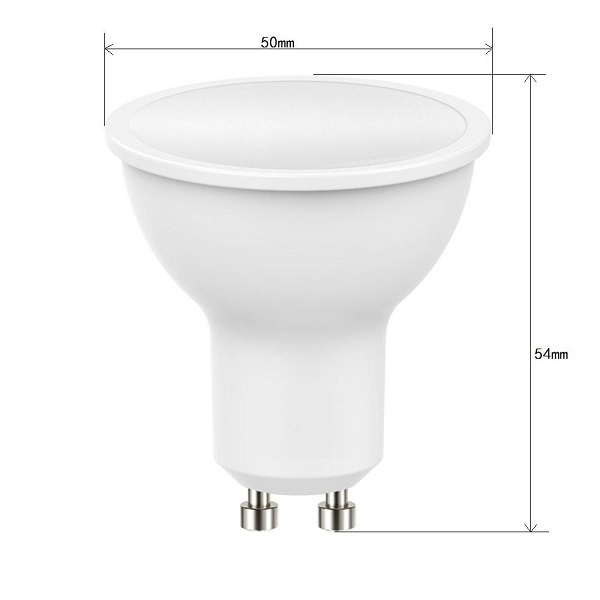 Able 2835SMD 3W 5W 6W 7W 120degree 230V Aluminum Coated Plastic GU10 Led