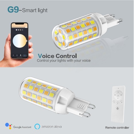 Able Newest Ceramic 3.5W 120V 230V 350Lm Ra90 G9 Wifi Smart Light