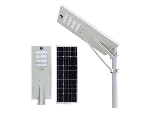 100W 120W High Efficiency Smart LED Solar Street Lights with Camera and Motion Sensor