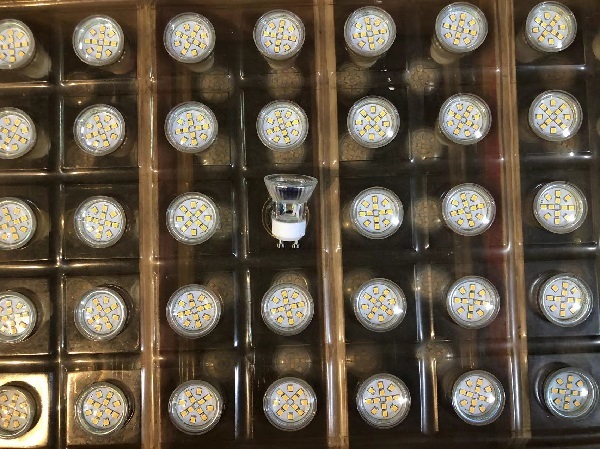 Able Ra80 2W 12SMD 2835 220Lm 230V AC 35mm GU11 Led Bulb