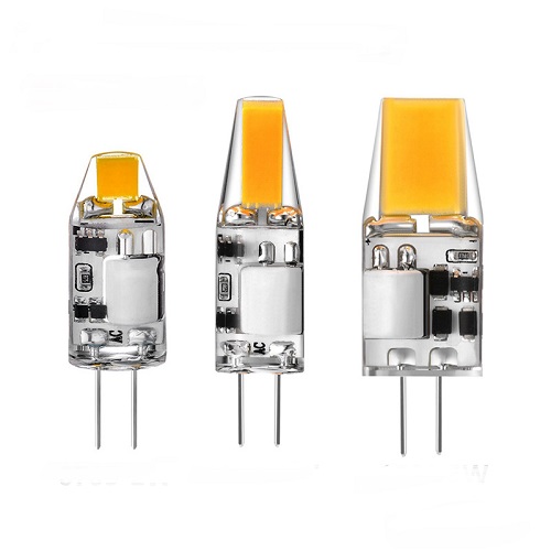 Able No Flicker Ra80 12V AC/DC 1.5W EMC 1505 COB Silicone G4 Led Bulb