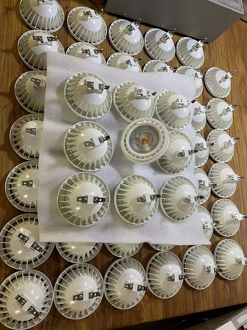 Able 12-24V AC/DC 12W COB GU10 Base AR111 Led Light Bulb