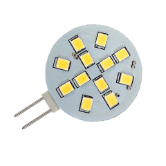 Able No Flicker Ra80 2W 12SMD 2835 220Lm 10-30V DC 25mm Back Pin G4 Led