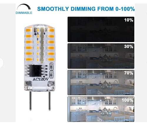 Able 120V 48SMD 3014 1.5W 150Lm Dimmable G8 Led Light