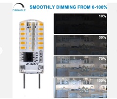Able 120V 48SMD 3014 1.5W 150Lm Dimmable G8 Led Light