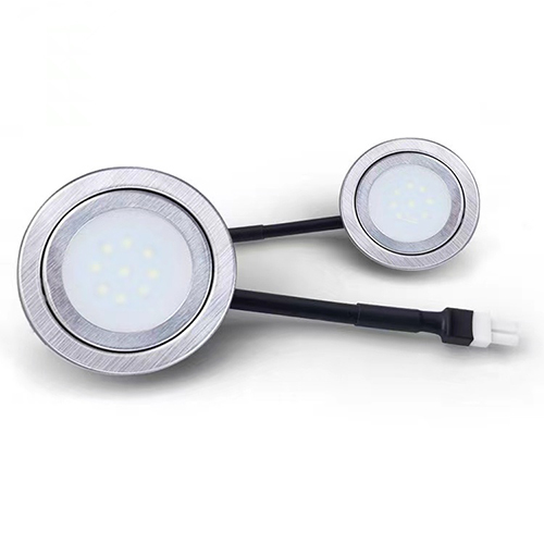 Able Stain Steel 12V DC 68mm Round Cooker Hood Led Light Wardrobe Cabinet Light