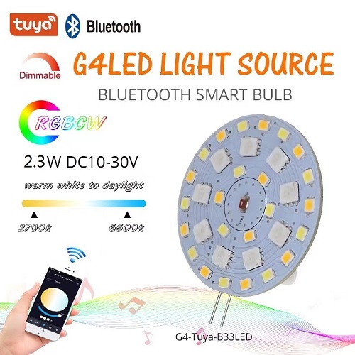 Able Newest Tuya Smart Wifi control RGBW 2W G4 Led