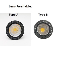 Able High Quality Ra92 3W 5W 24D 36D 60D COB 12V Aluminum GU10 Spotlight