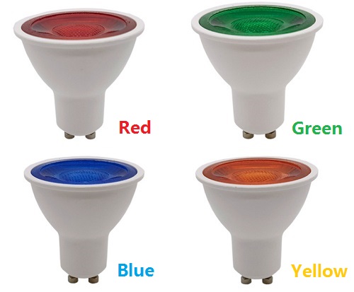 Able No Flicker Ra80 5W RGBY 230V Colorful Dimmable GU10