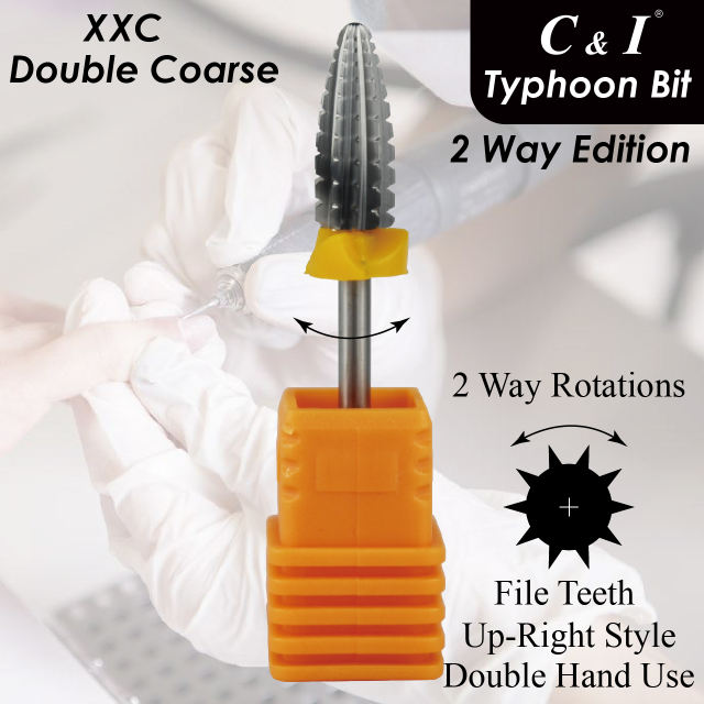 Typhoon Bits， 2 Way Edition Nail Drill Bits