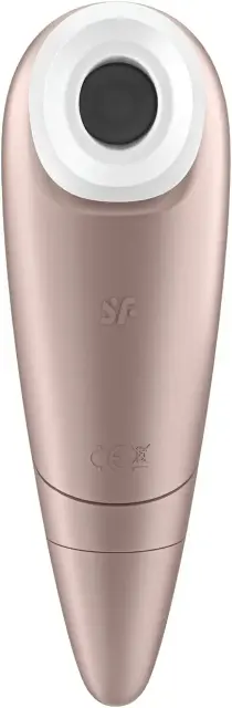 Satisfyer Number One - Air-Pulse Clitoris Stimulator - Non-Contact Clitoral Sucking Pressure-Wave Technology, Waterproof (Rose Gold)