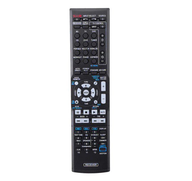 PIONEER AXD7534 VSX-521-K AXD7536 VSX-519V-K replacement remote control