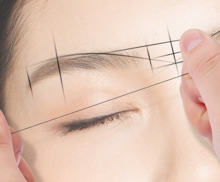 MAPPING STRING 10m Microblading Pre-Inked 10m Pre Inked Tattoo PMU String For Mapping Eyebrow Marker Thread Tattoo Brows Point