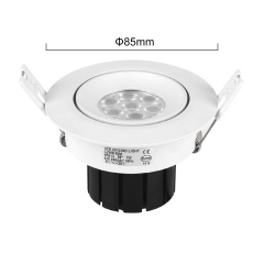 7W 550lm LED Ceiling Light Downlight AS-DL-S06-Asiatronics Set Lighting
