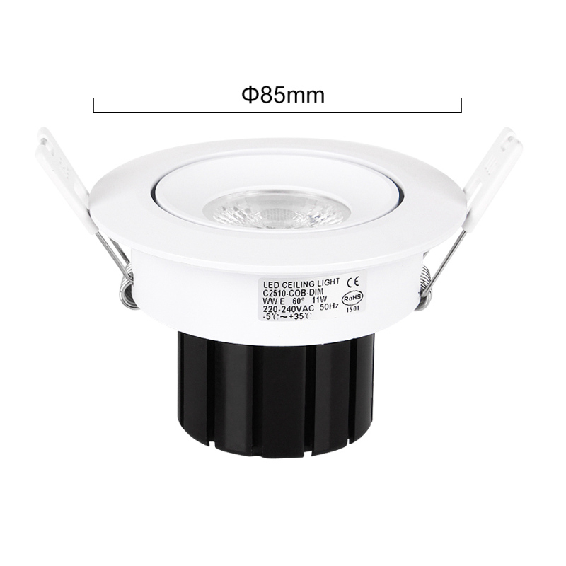 11W 890lm COB Ceiling Light Downlight AS-DL-S04-Asiatronics Set Lighting