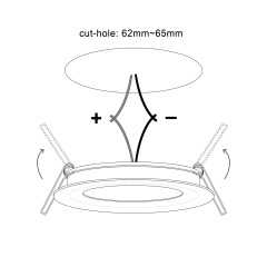 LED Downlight AS-DL-01-Asiatronics Set Lighting