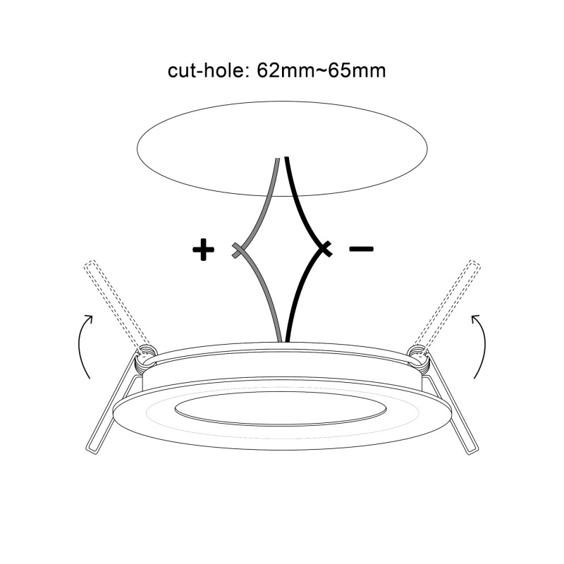 LED Downlight AS-DL-01-Asiatronics Set Lighting