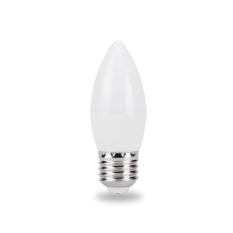 Aluminum Plastic Candle LED AS-E27C37-Asiatronics Set Lighting