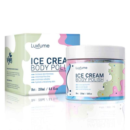 Ice cream body scrub