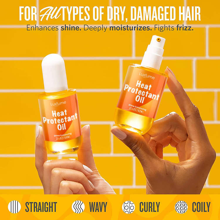 Heat Protectant Oil For Hair