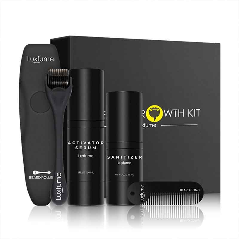 beard growth kit 4 pcs