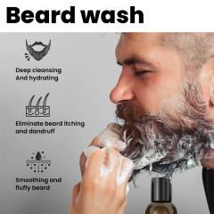 Beard shampoo and conditioner
