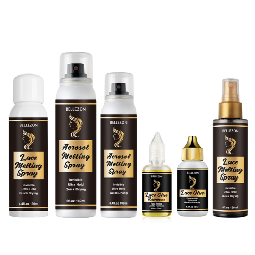 Lace glue melting spray set