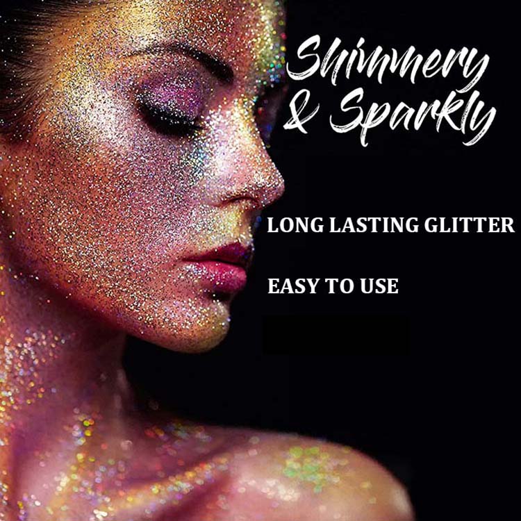 Add infinite charm to your makeup——Fine Body Glitter Spray