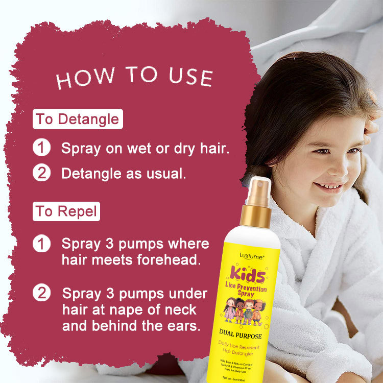 kids Lice Prevention Hair Spray