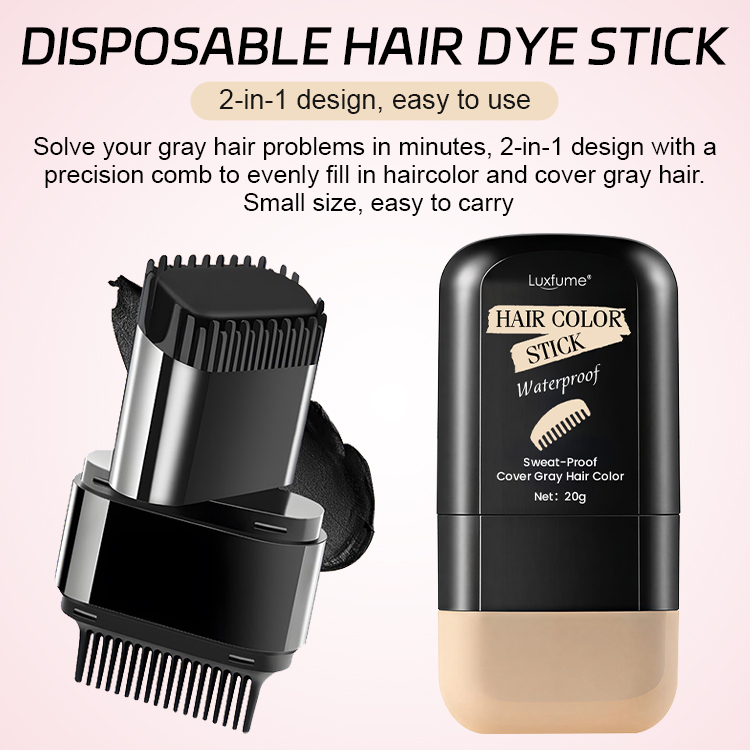 2-in-1 Hair Dye Stick with Comb