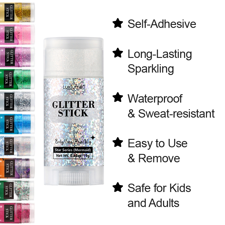 Fine glitter stick