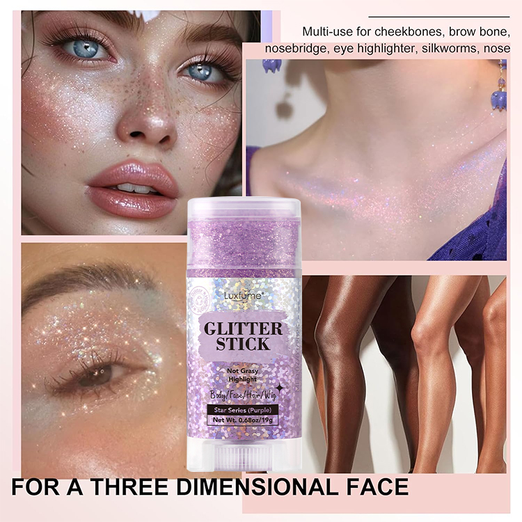 Fine glitter stick
