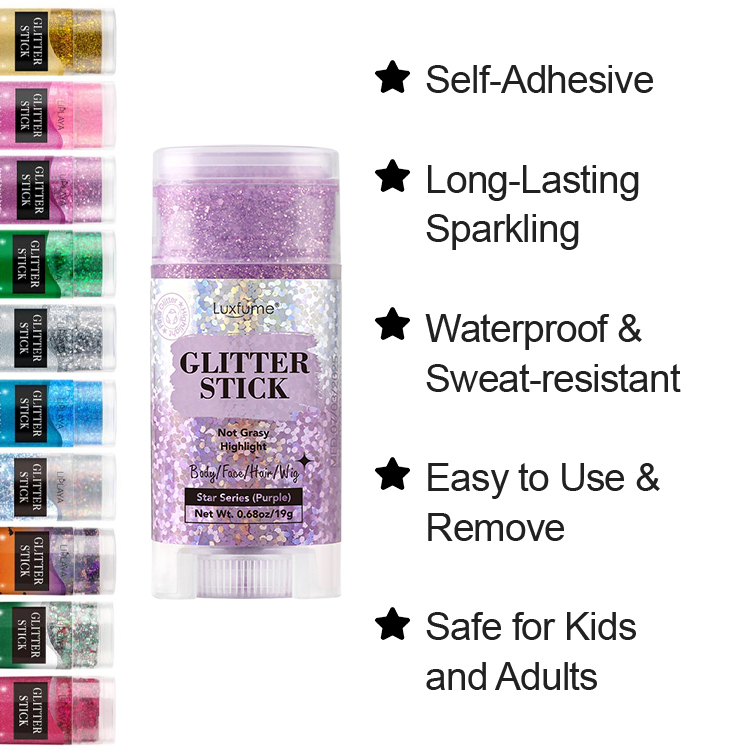 Fine glitter stick