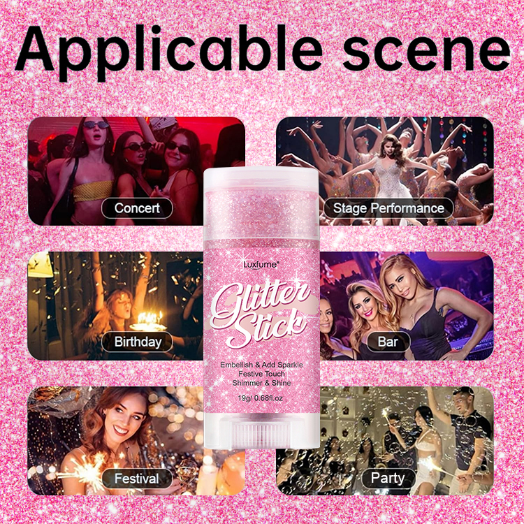 Fine glitter stick