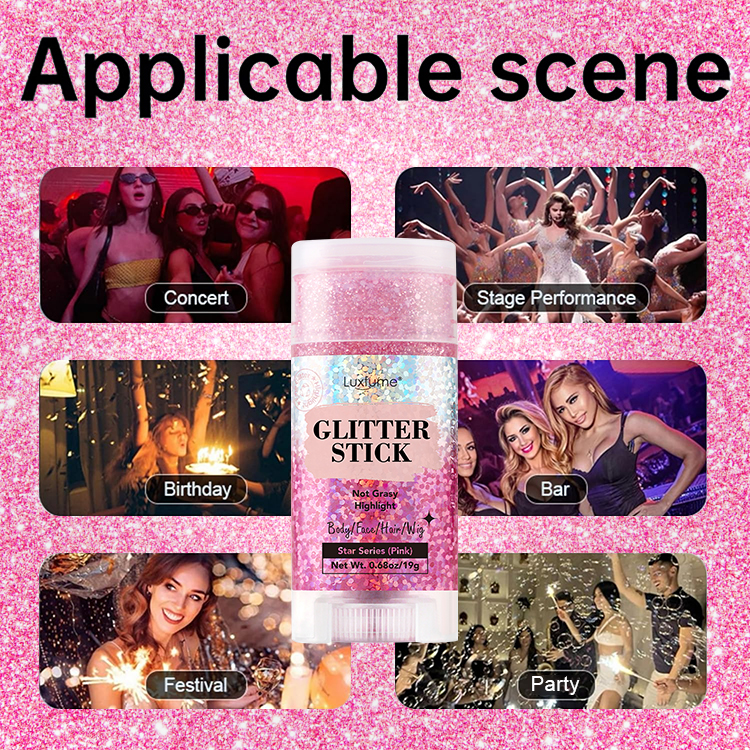 Fine glitter stick