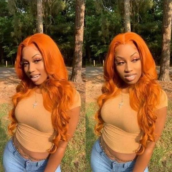 CUSTOMIZED SILK STRAIGHT BLUE COLOR 13X4 LACE FRONT WIG
