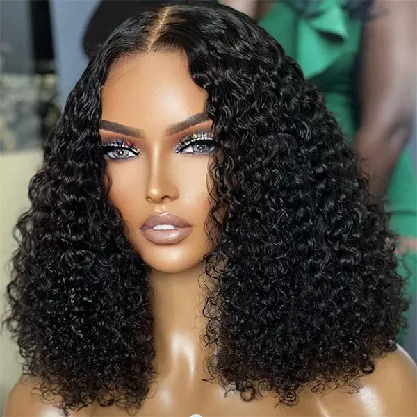 Kinky Curly Neck Length 5x5 Undetectable Lace Wig | Natural Hairline